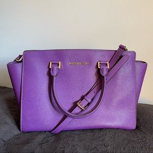 Michael Kors Selma Medium Grape
